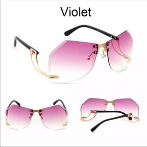 irregular Rimless Women’s Sunglasses 🕶 10775